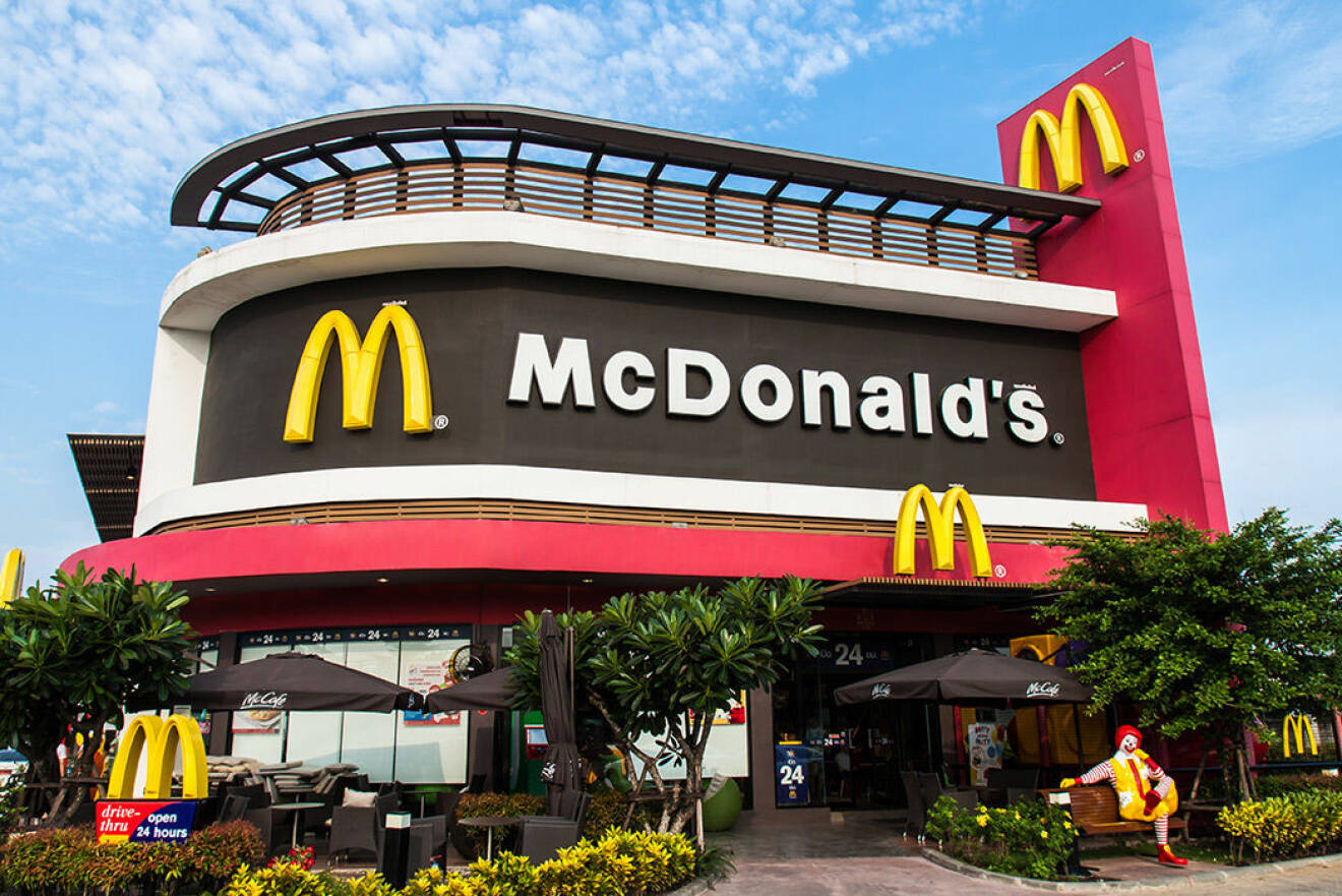 McDonald's-restaurang i Thailand. 