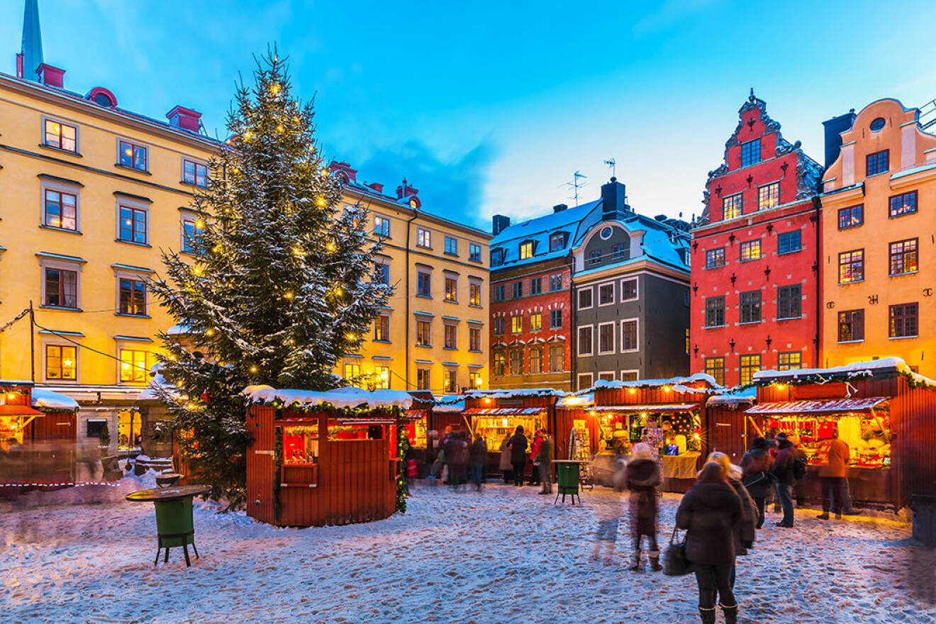 Julmarknaden i Gamla stan. Foto: IBL