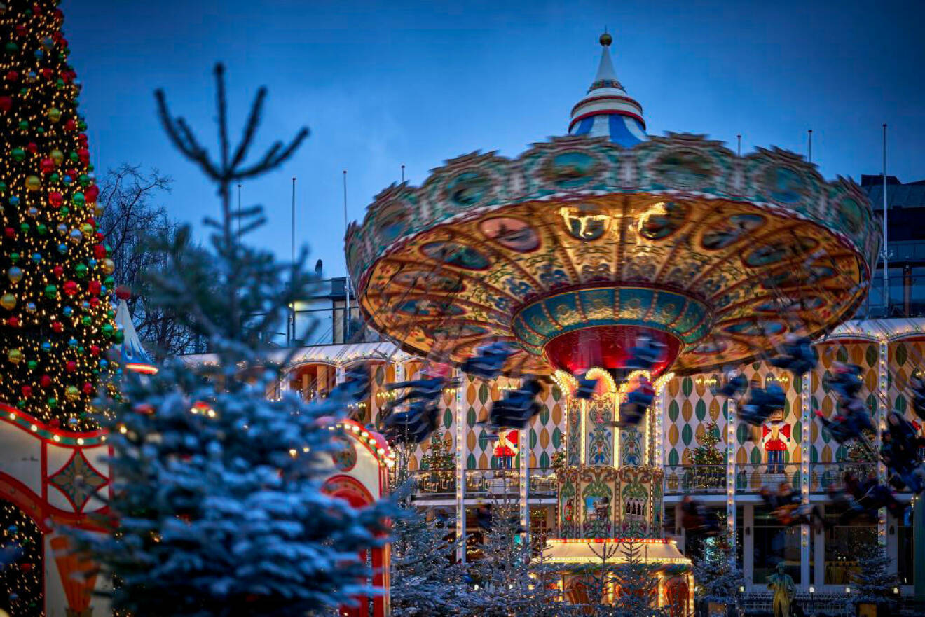Julmarknad på Tivoli i Köpenhamn. Foto: Lasse Salling