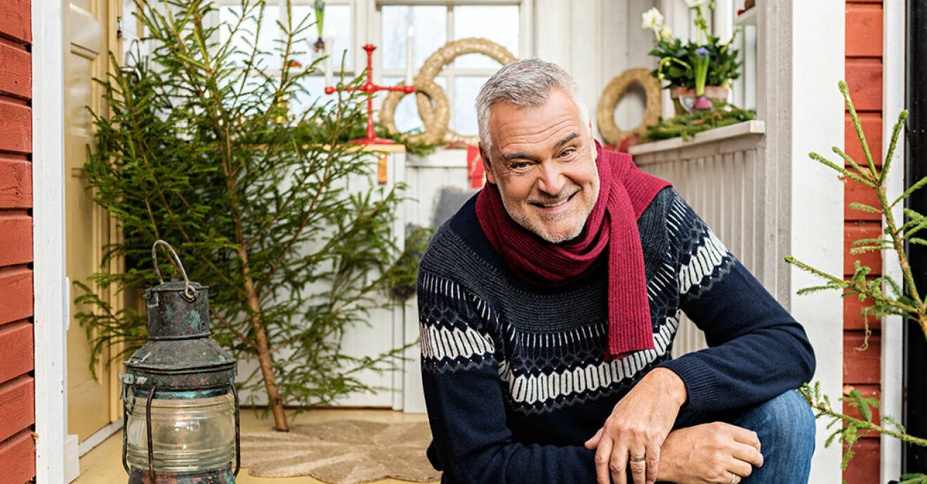 Jul med Ernst Kirchsteiger. Foto: Cecilia Möller/TV4