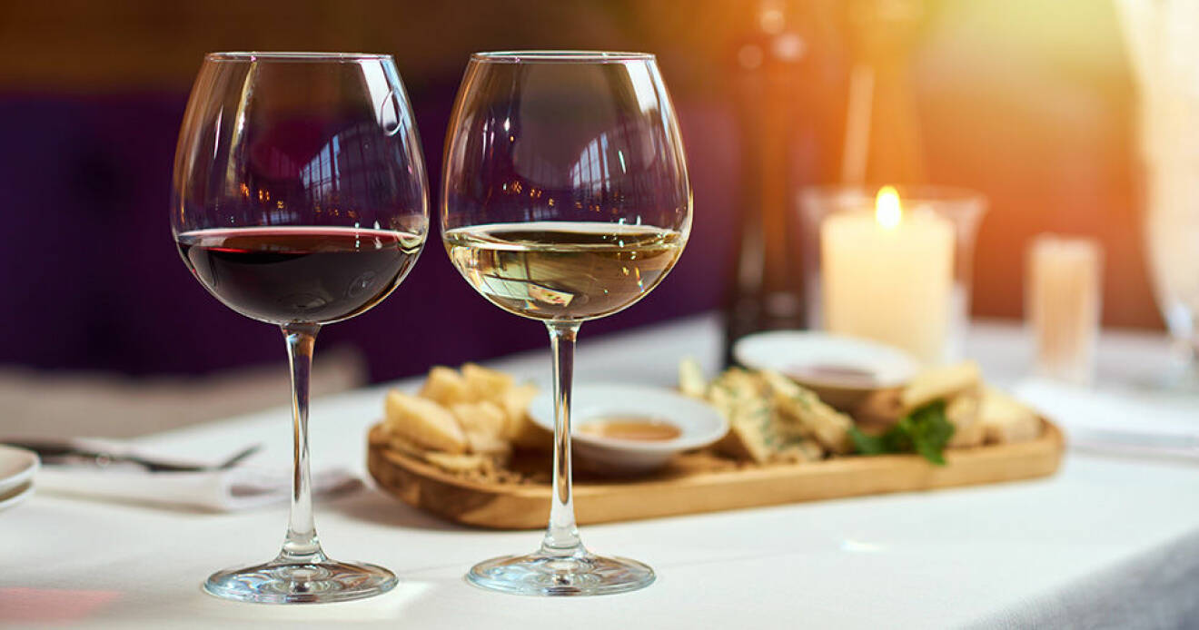 Föredrar du rött eller vitt vin till maten?
