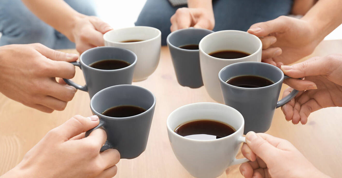 Hur många koppar kaffe dricker du om dagen?