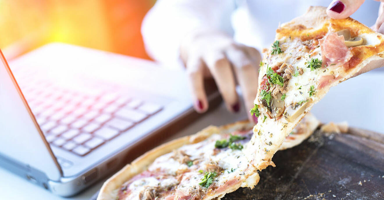 Pizza kan göra under för arbetsmoralen!