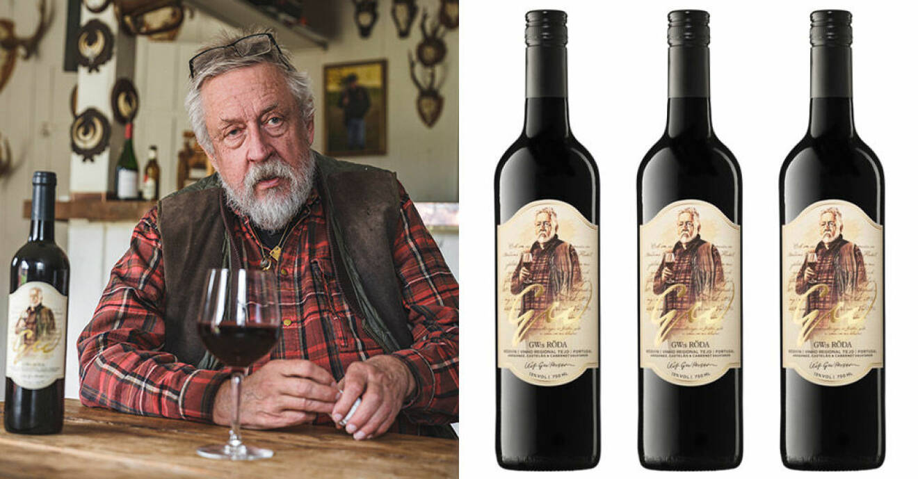 Leif GW Persson har lanserat ett eget rödvin.