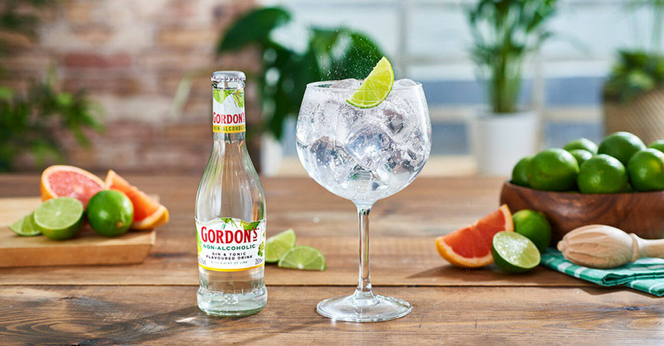 Gordon's lanserar alkoholfri Gin & Tonic .