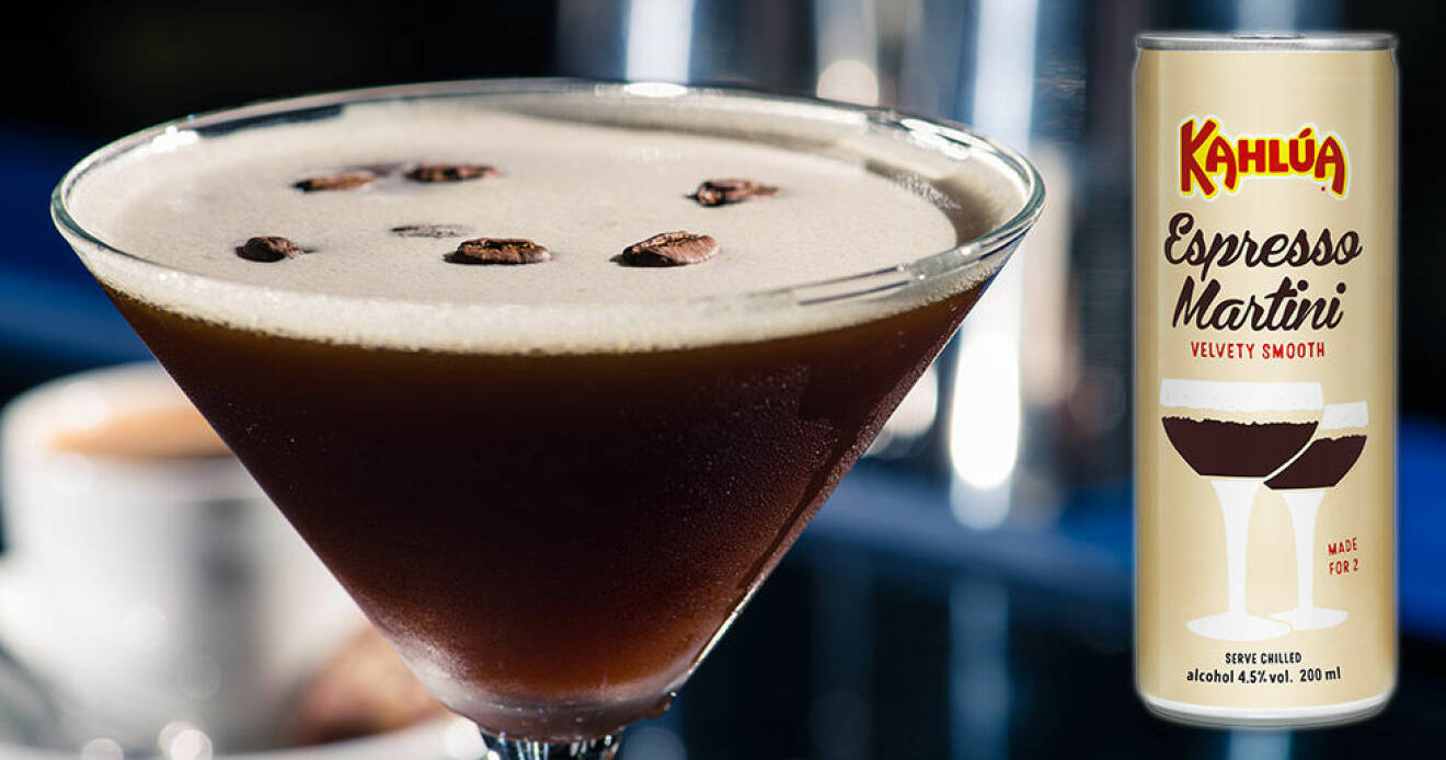 Kahlúa lanserar Espresso Martini på burk.