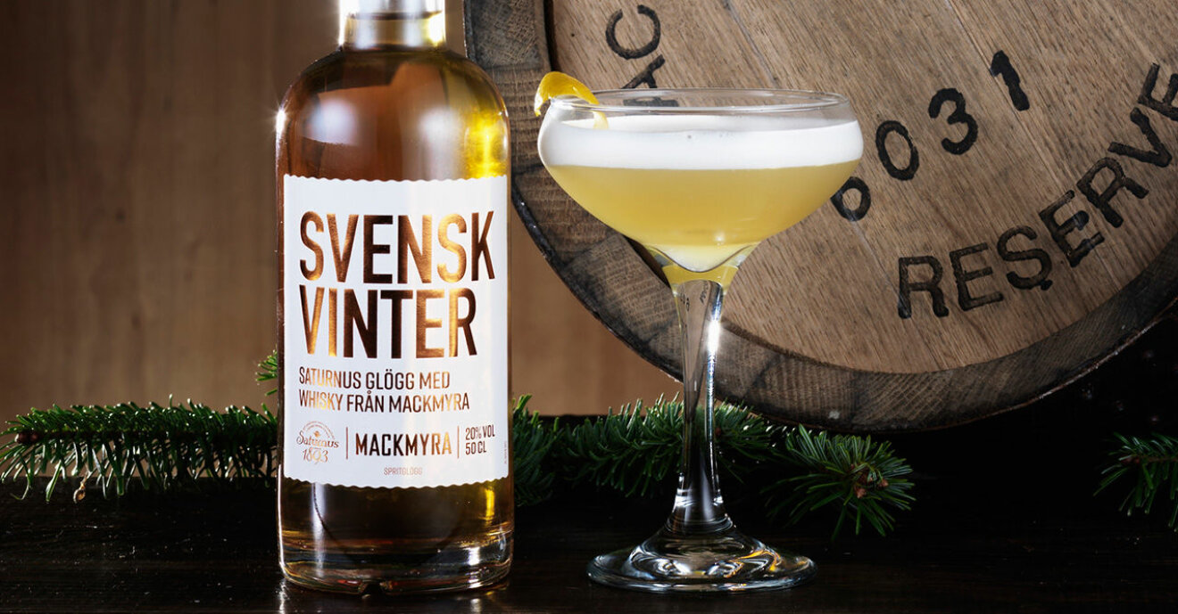 Svensk Vinter – glögg från Saturnus spetsad med whisky från Mackmyra!