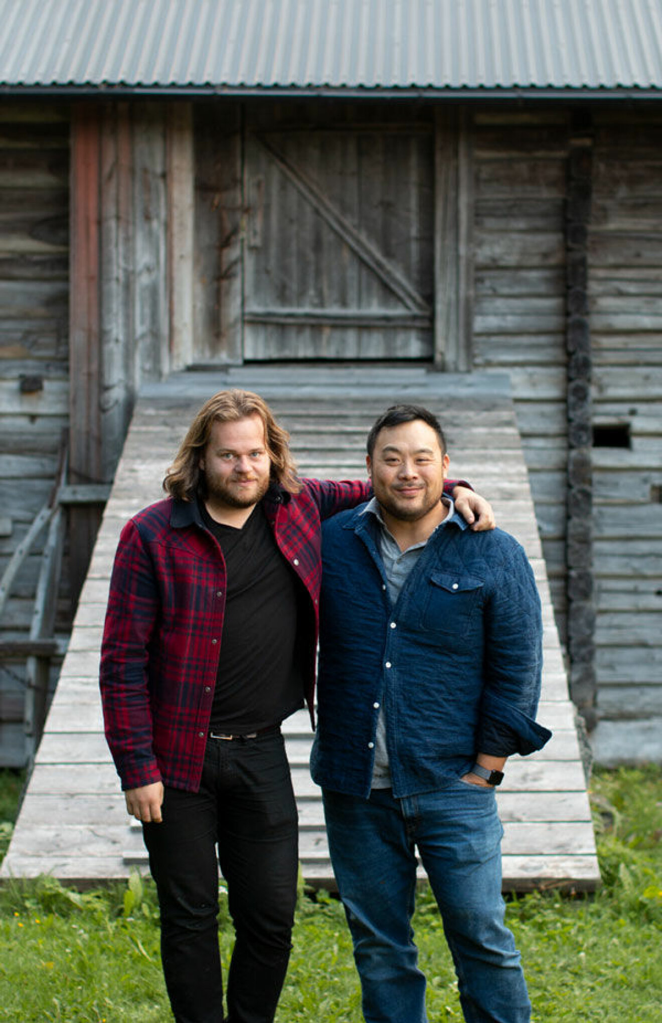 Fävikens Magnus Nilsson och amerikanska kocken David Chang möts i ett avsnitt av Four Hands Menu.