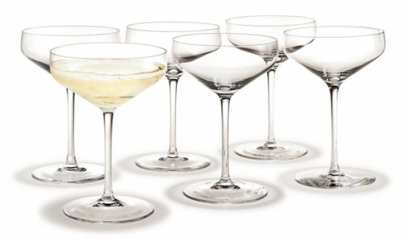 Champagne- och cocktailglas från Holmegaard