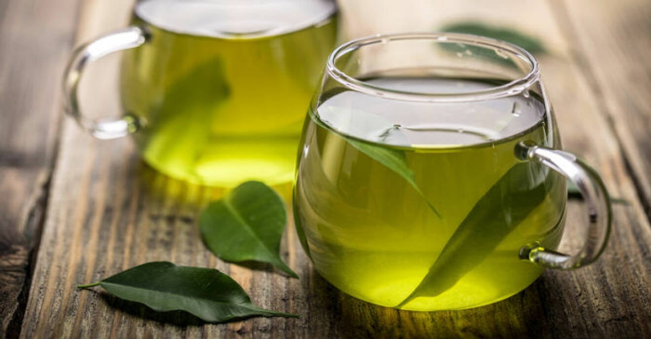 Grönt te kan vara bra för huden