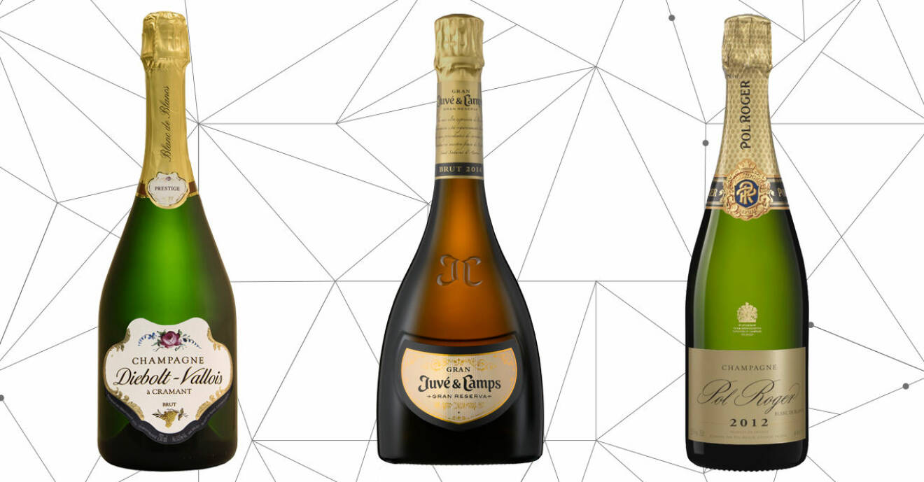 De 6 bästa och godaste champagnerna till nyår