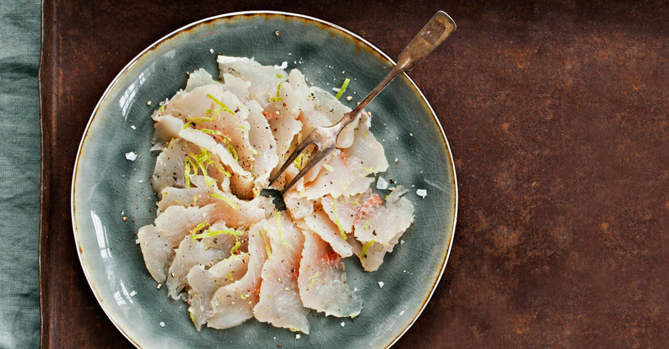 Recept på citrusmarinerad torsk med lime och ingefära