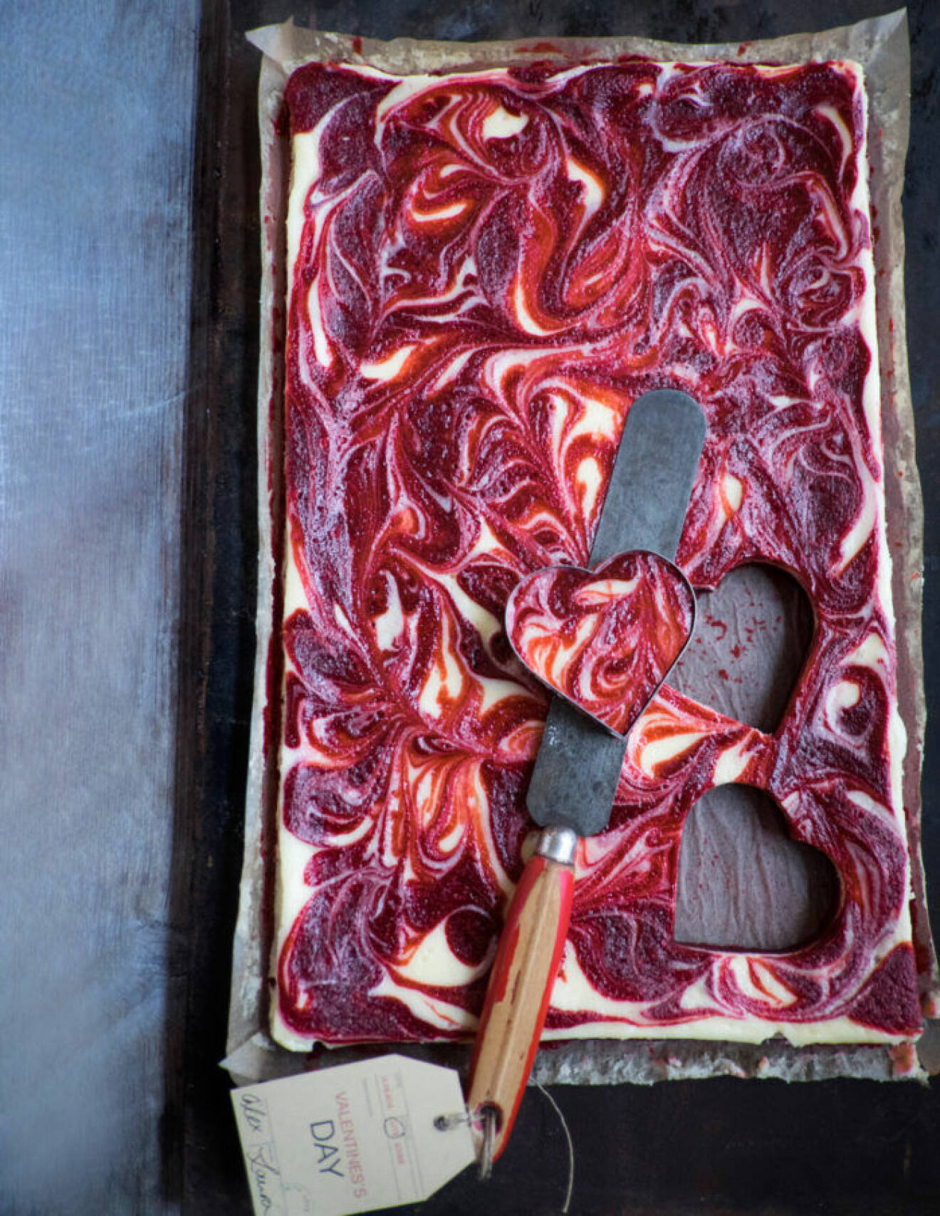 Recept på marmorerad red velvet-kaka