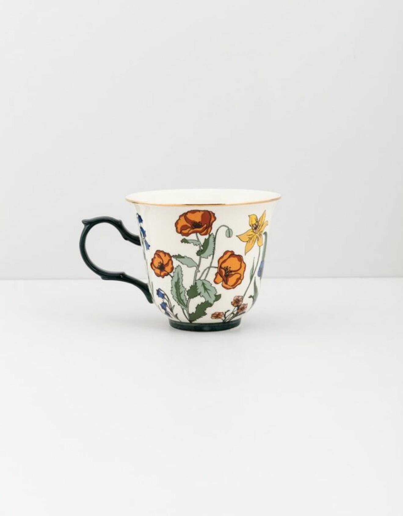 Blommig kopp från Indiska