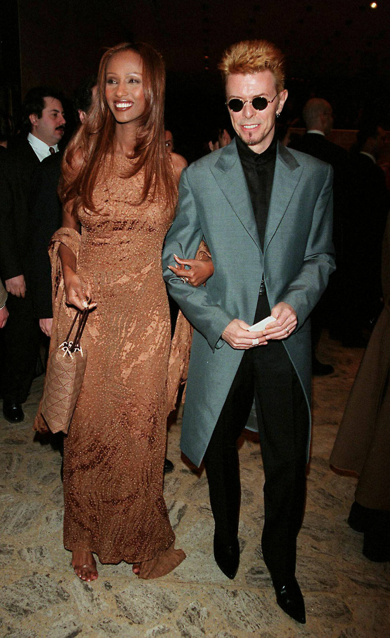 Paret David Bowie och Iman Abdulmajids oförglömliga 90-tals stil