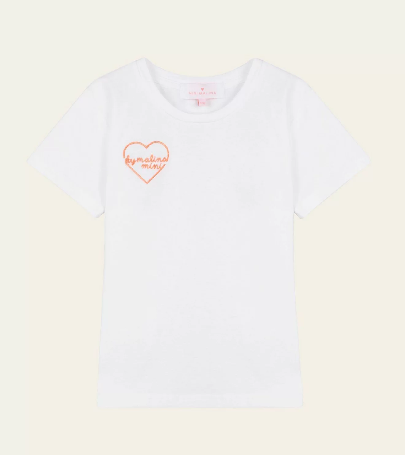 Mini Malina collection 2020: Vit t-shirt för barn