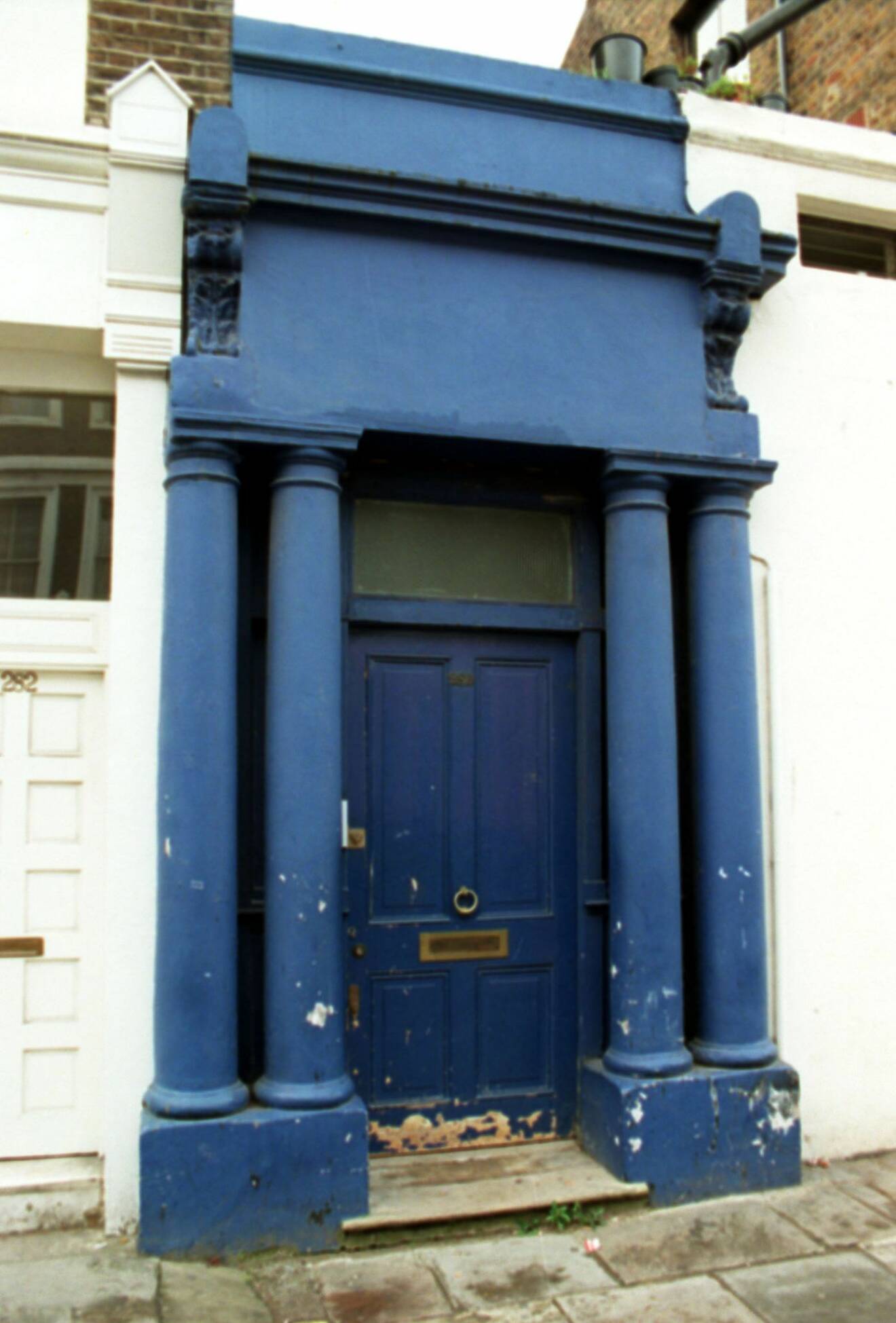 notting hill blå dörr
