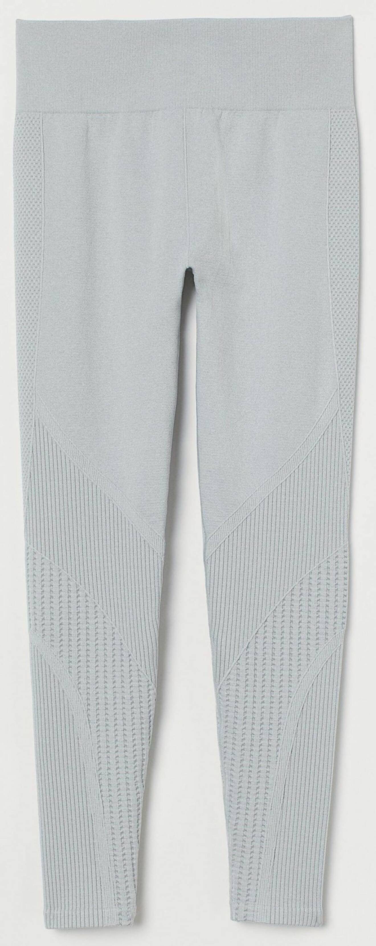 Sömlösa leggings från H&M i grå nyans.