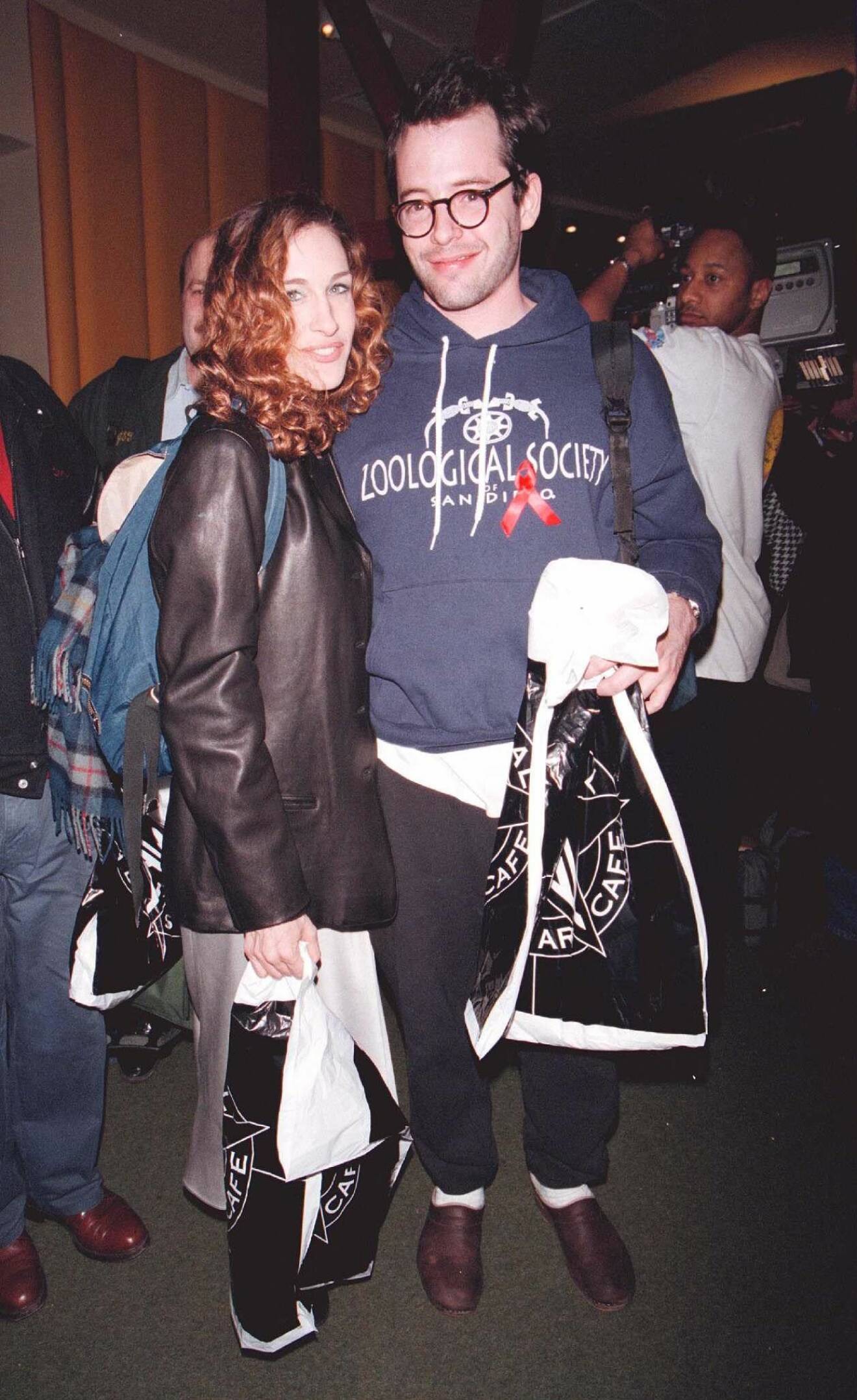 Sarah Jessica Parker & Matthew Brodericks stilögonblick 90-tal