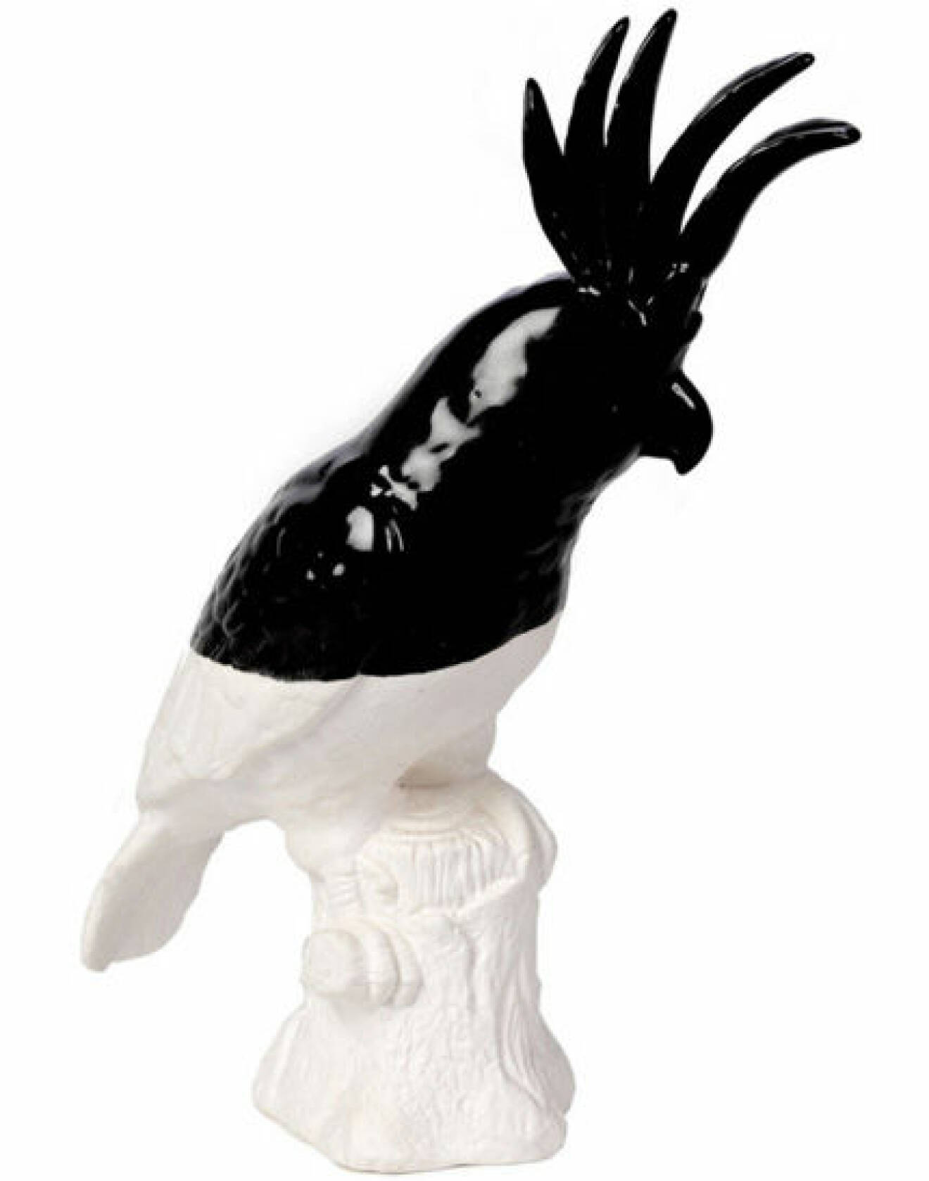Statue cockatoo dipped black, 499 kr, Pols Potten Artilleriet.se