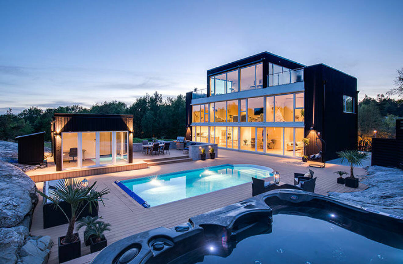 Exklusiv villa i Göteborg med pool