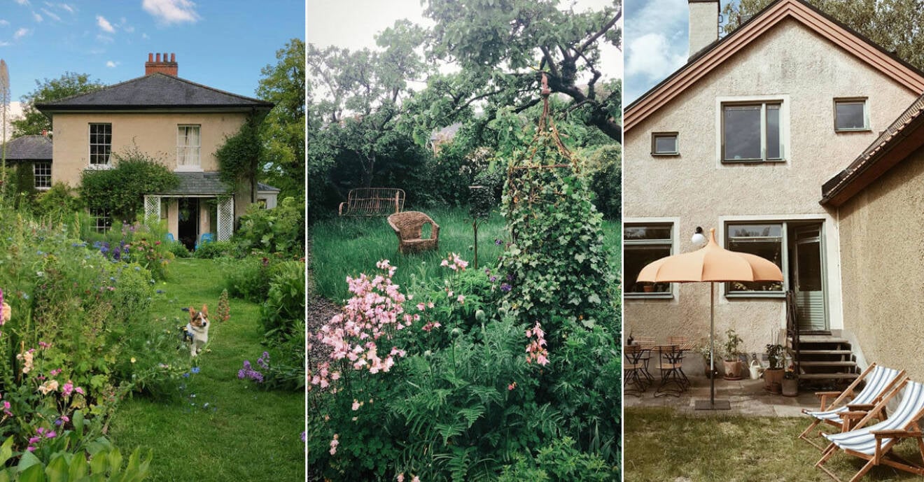 Inspiration: Inredningsprofilernas trädgårdar och uteplatser på Instagram