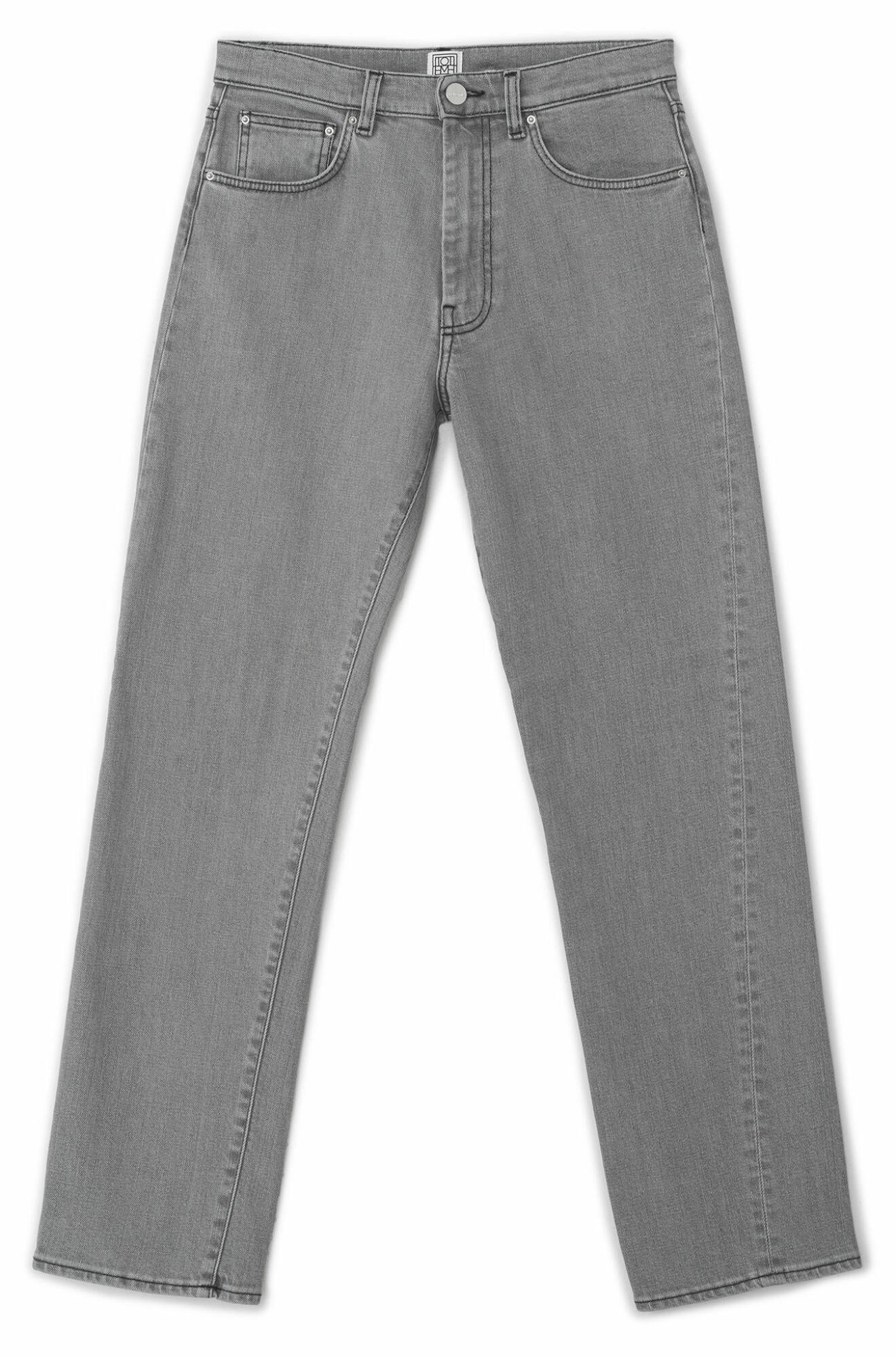 Jeans i grå tvätt från Totême.