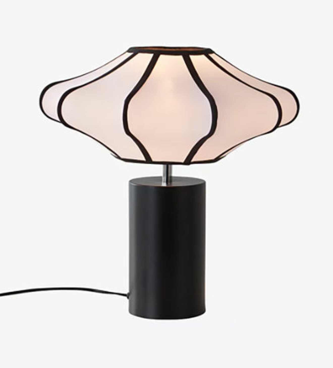 Bordslampa med dekorativ skärm, Jotex