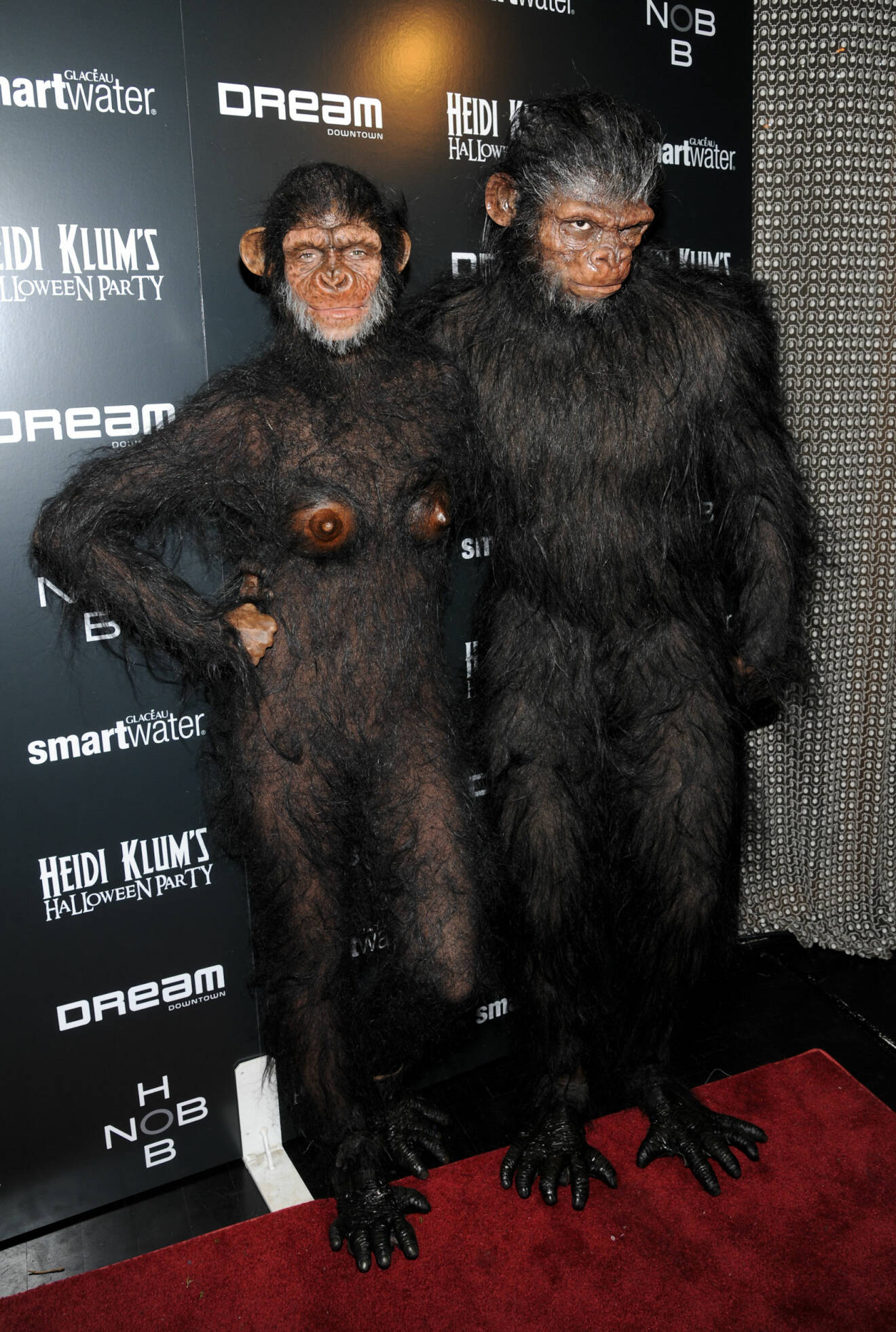 Heidi Klum och Seal på Halloween 2011
