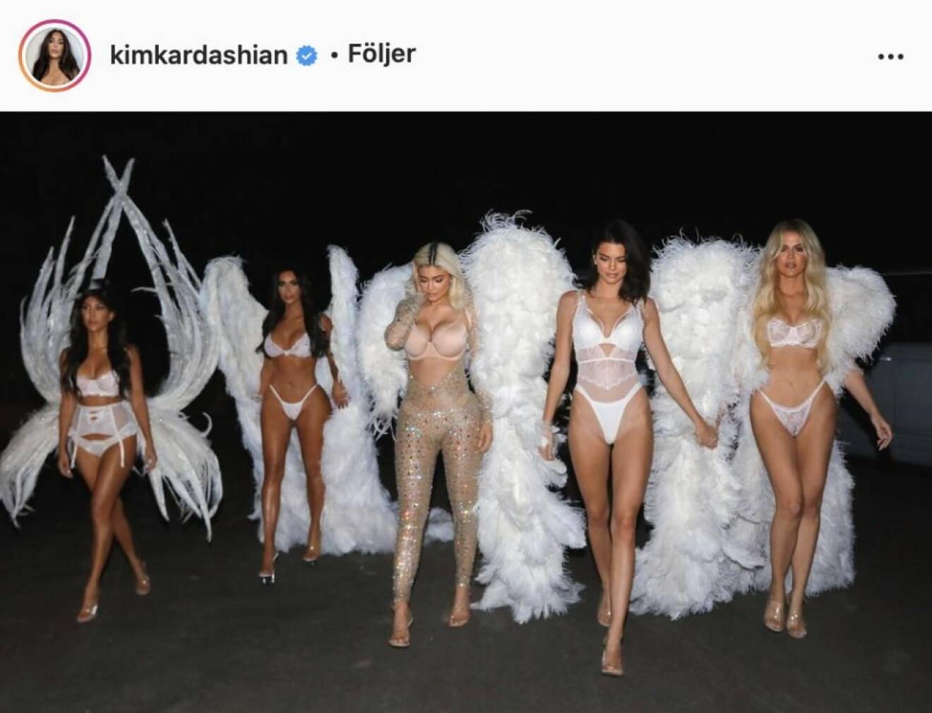 Kardashians som Victoria's secret änglar