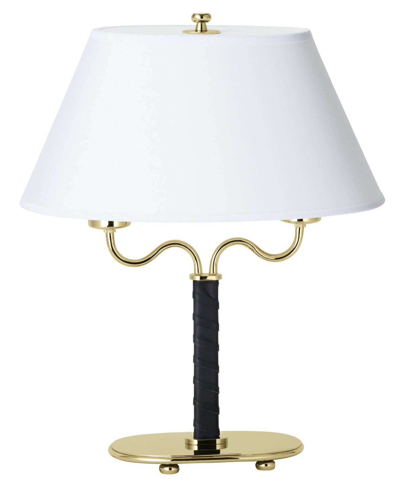 En klassisk skönhet är bordslampan 2388 formgiven av Josef Frank för Svenskt Tenn.
