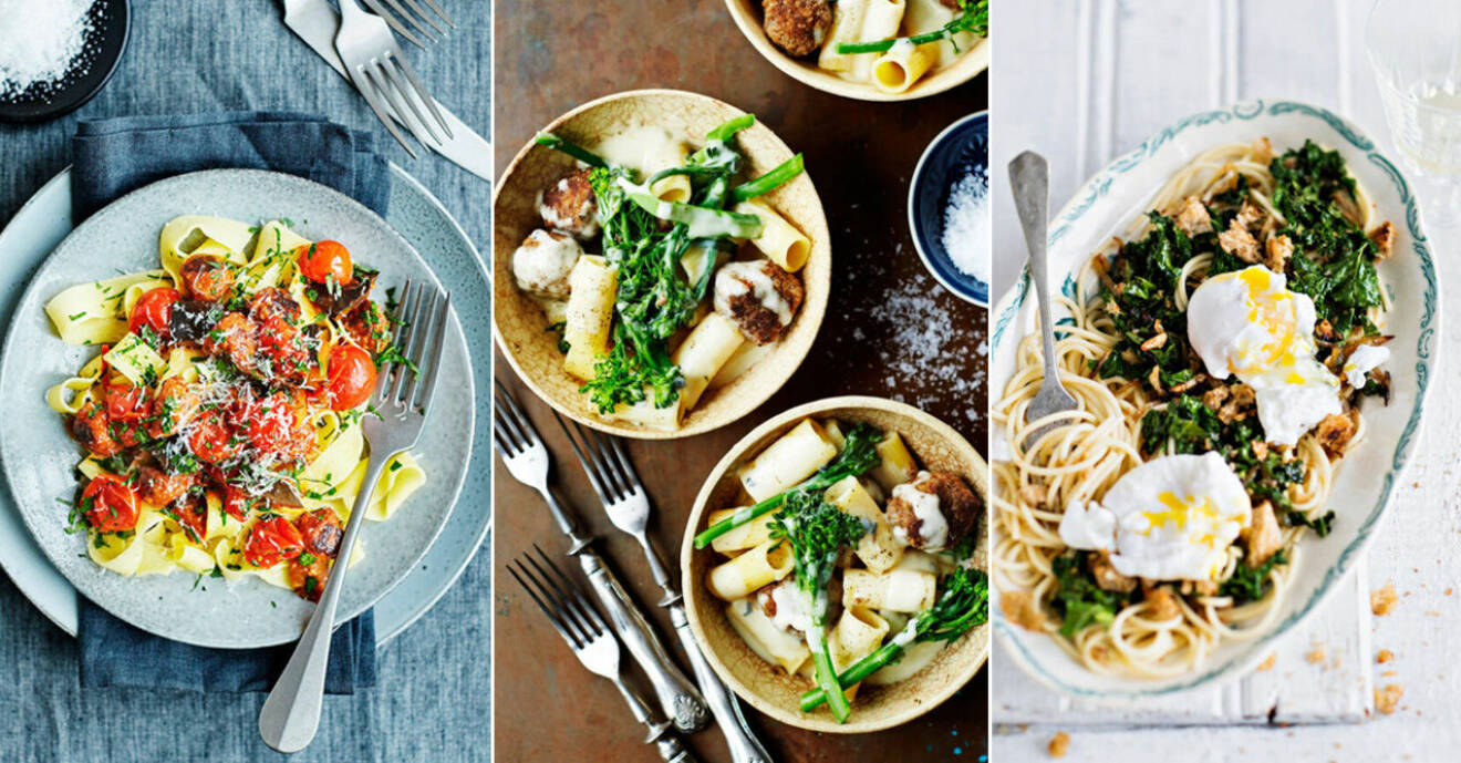 8 lyxiga recept på vegetariska pastarätter