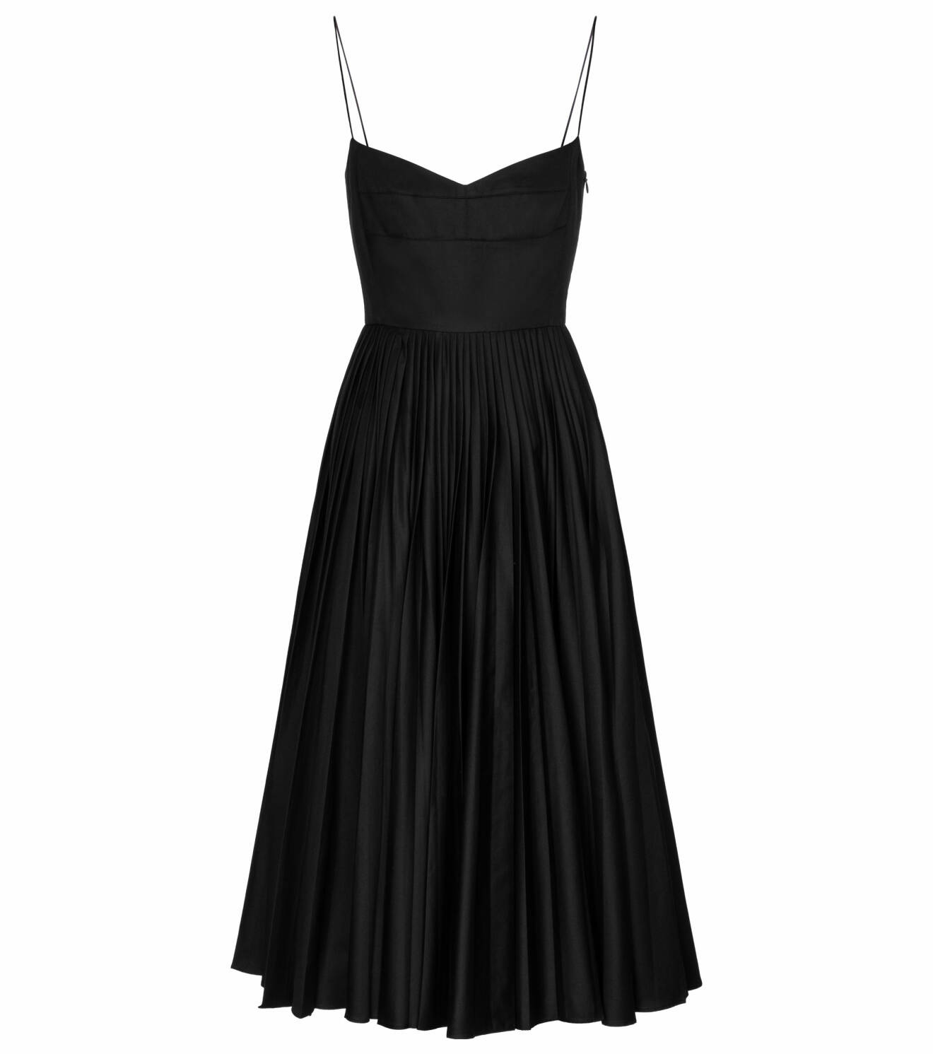 Elegant klänning i svart khaite x mytheresa