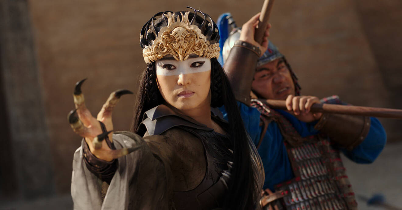 Bild från den nya filmen Mulan