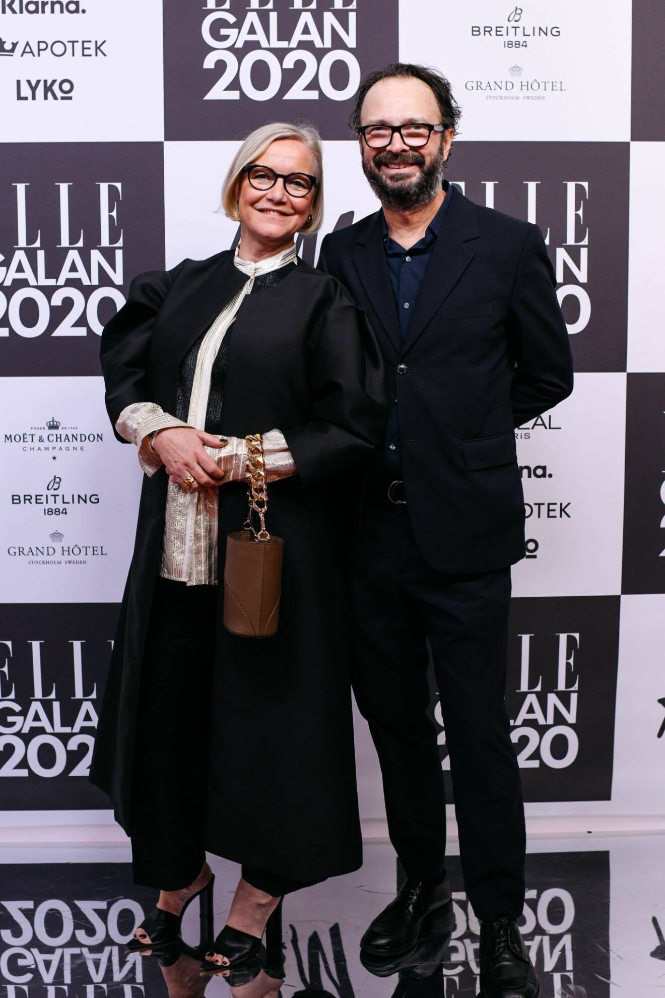 Maj-La Pizzelli, Claudio Pizzelli på röda mattan på elle-galan 2020