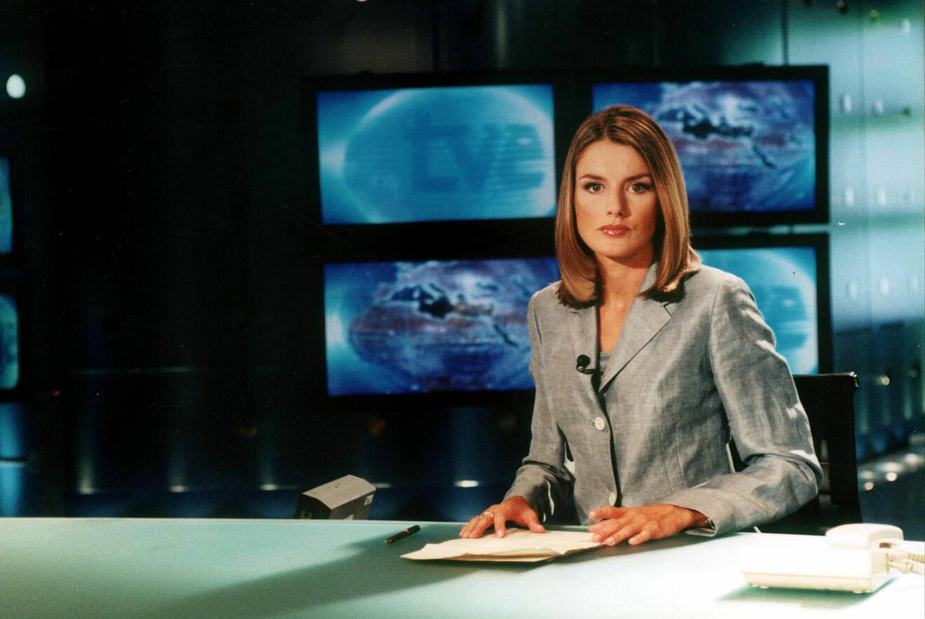 Letizia Ortiz Rocasolano som nyhetsuppläsare
