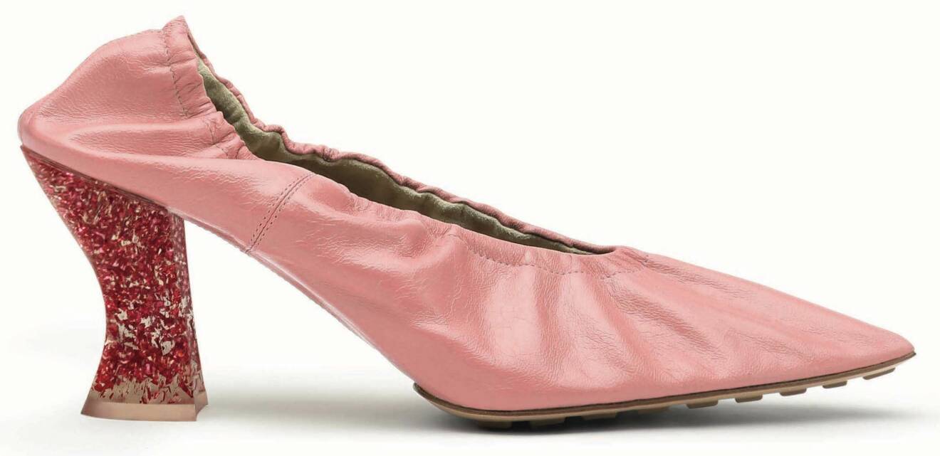 rosa sko bottega veneta