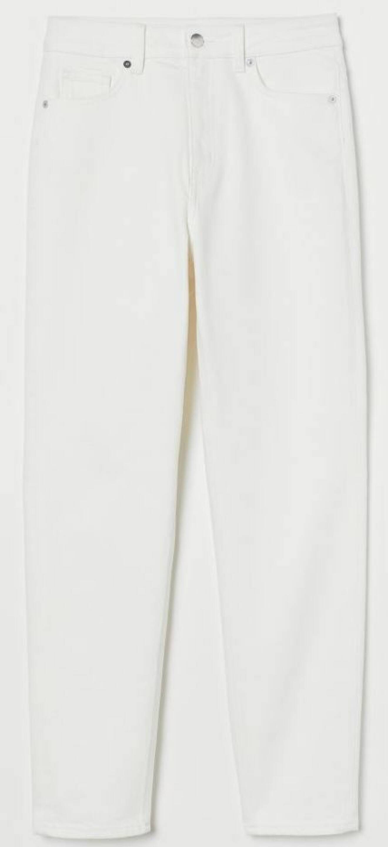 Vita jeans i rak modell, H&amp;M