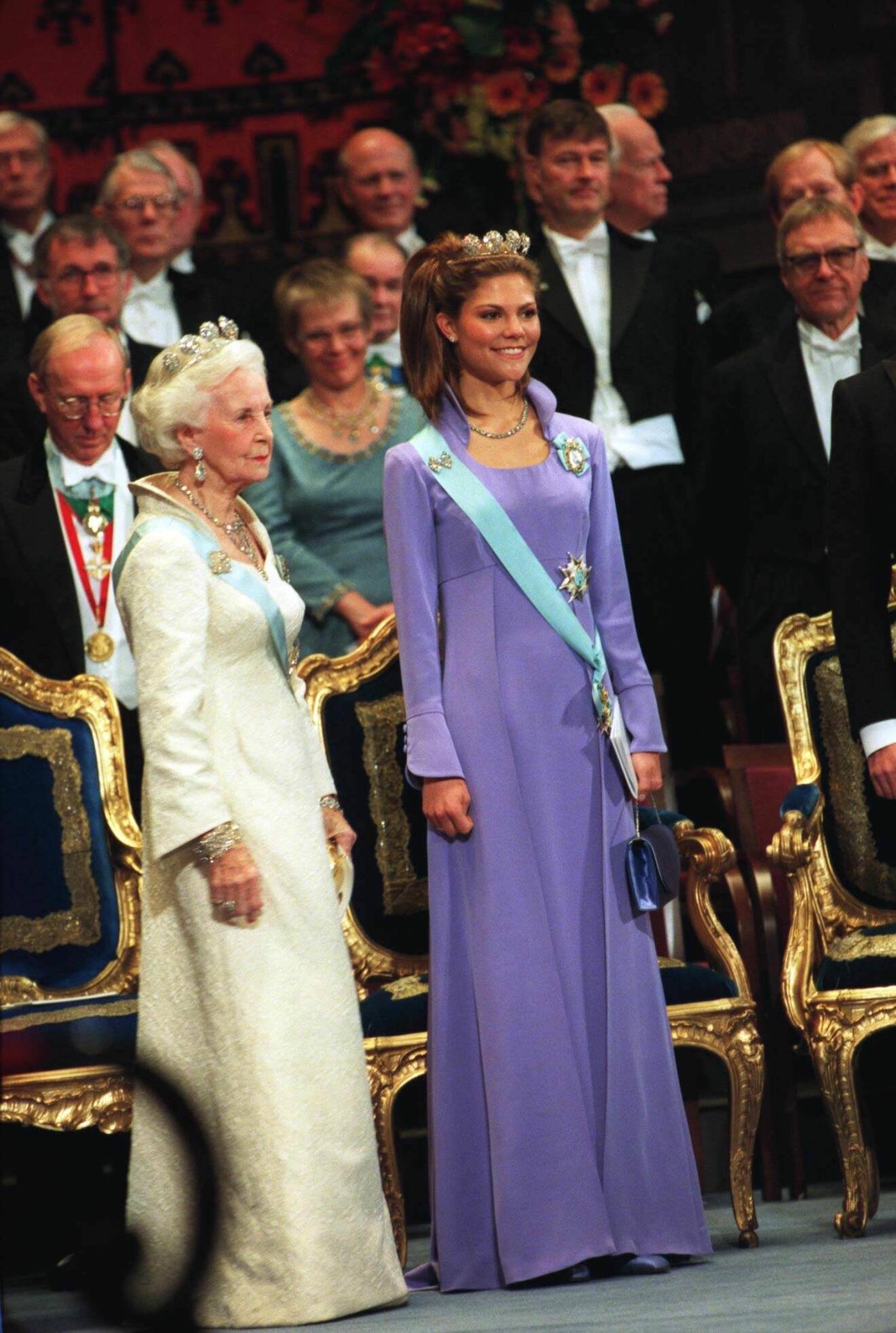 Kronprinsessan Victoria på Nobel 1997