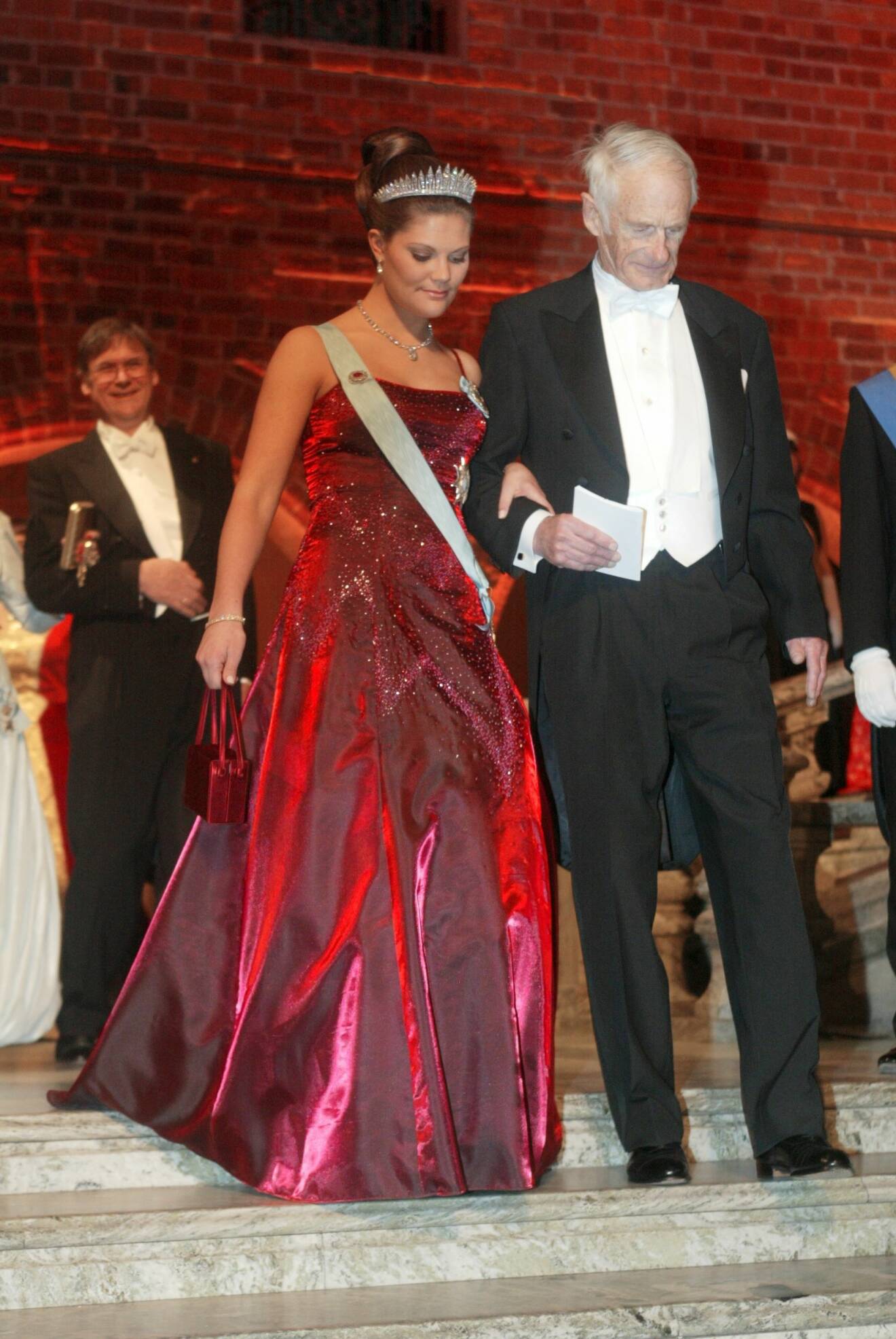 Kronprinsessan Victoria på Nobel 2001