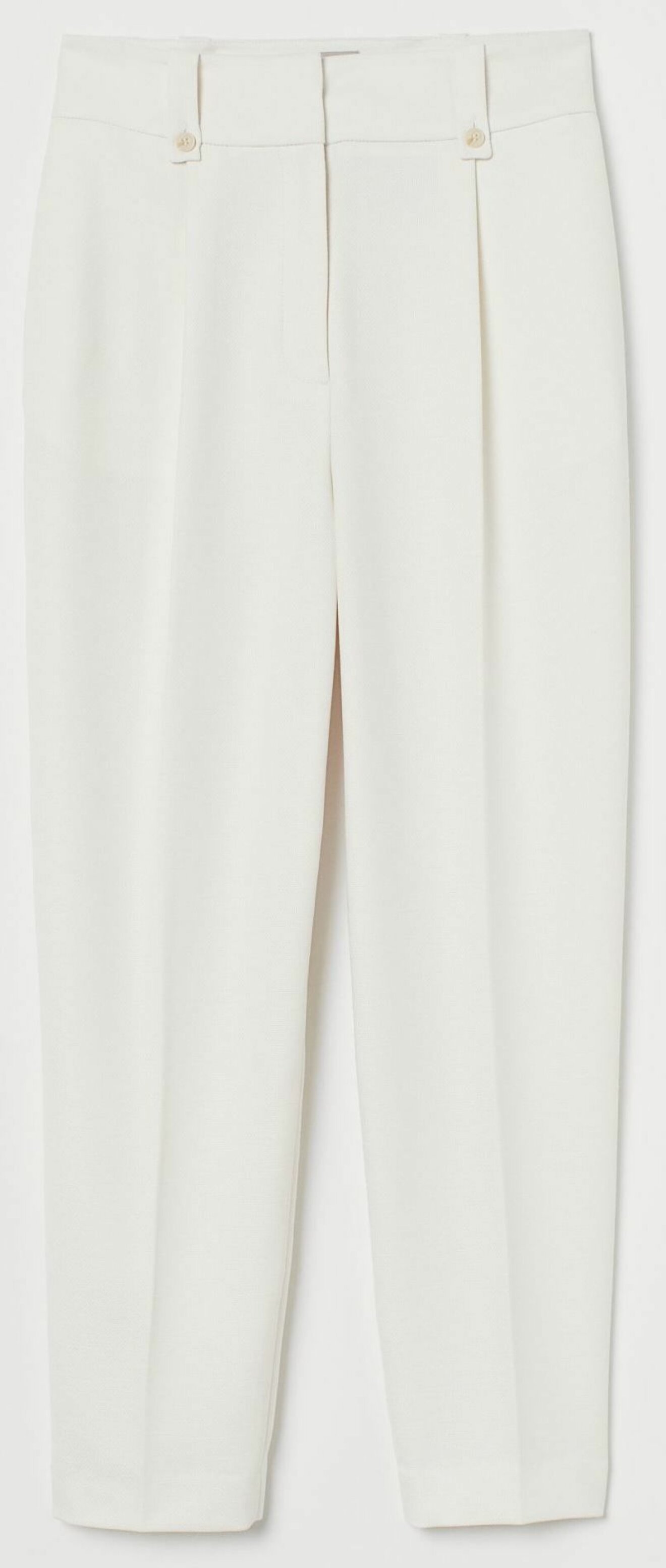Vita kostymbyxor från H&amp;M.
