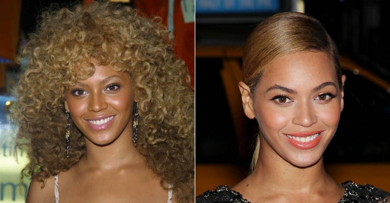 Beyonce som ung och Beyonce som vuxen