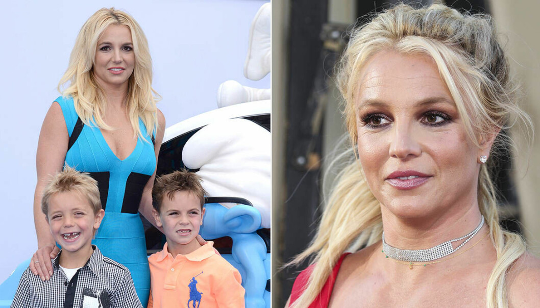 Britney Spears söner var vuxit om henne – privata bilden som visar