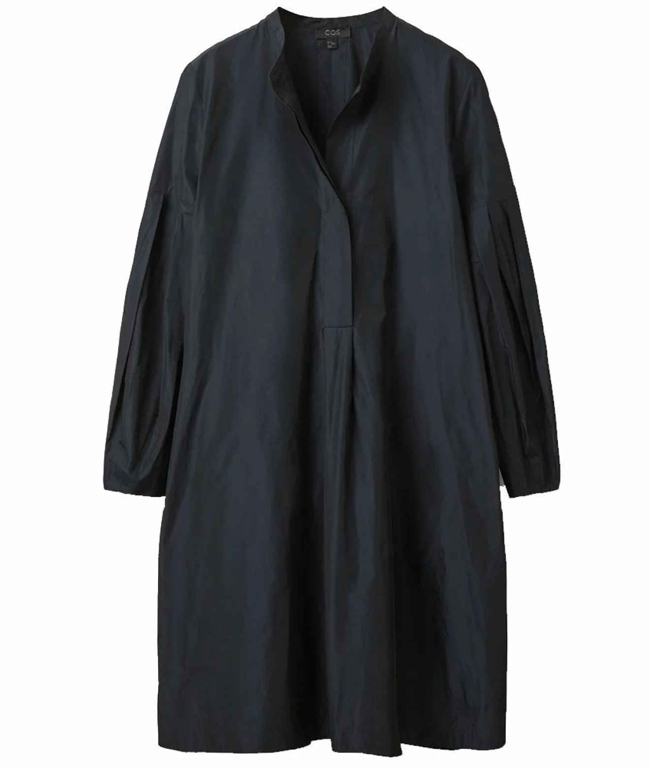 svart a-linjeformad klänning