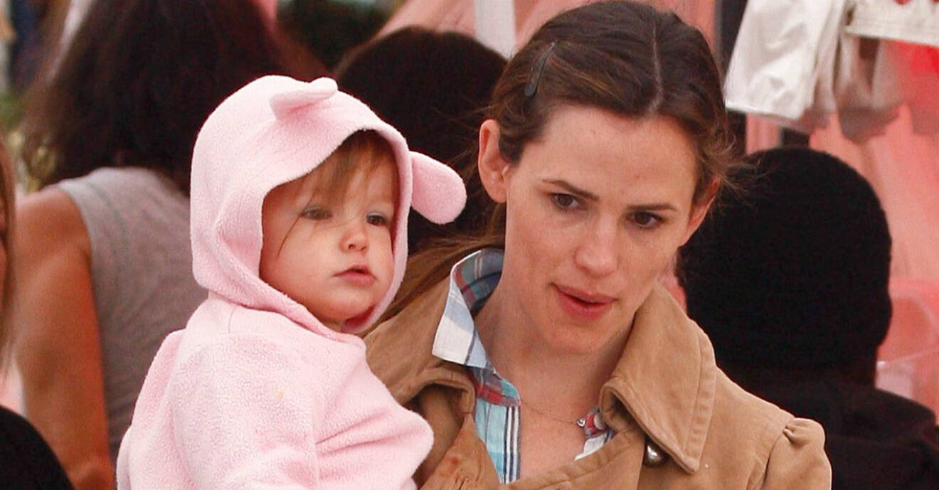 Jennifer Garner och dottern Violet på stan när Violet var en liten, liten tjej!