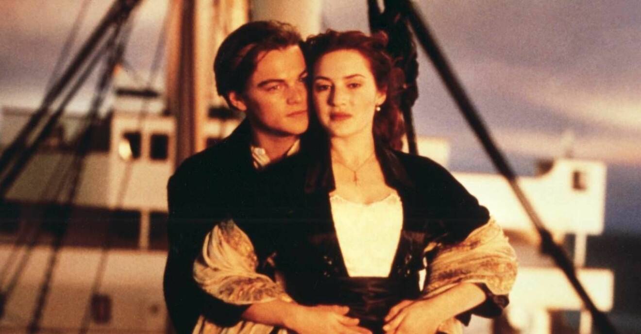 Jack och Rose i Titanic