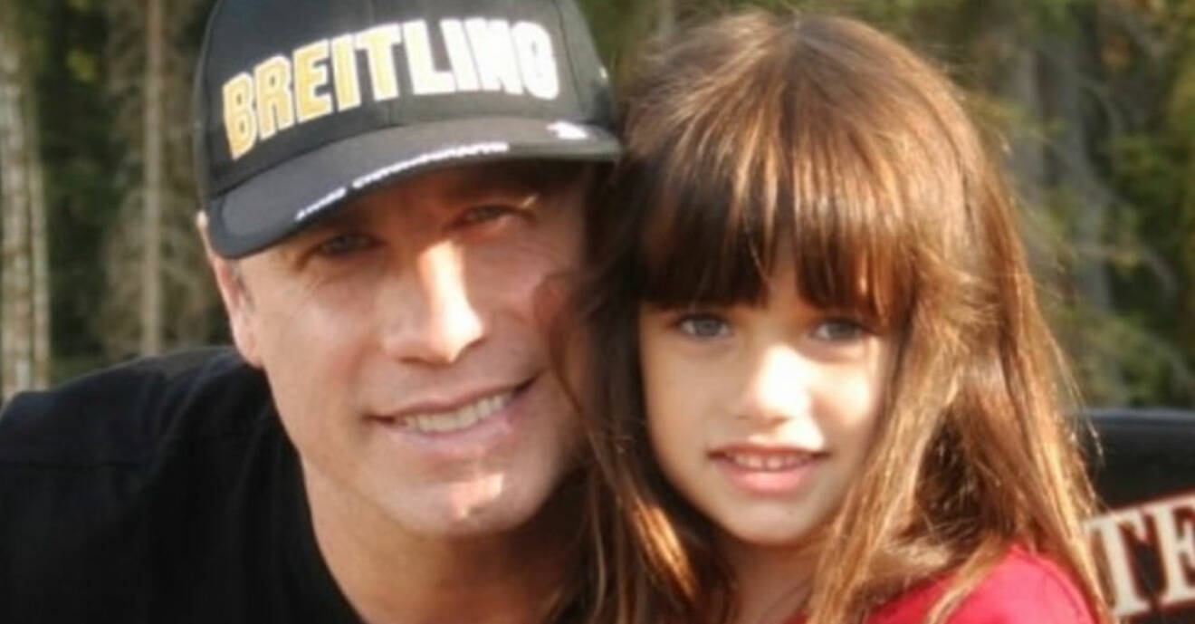 John Travolta och dottern Ella Travolta när hon var liten!