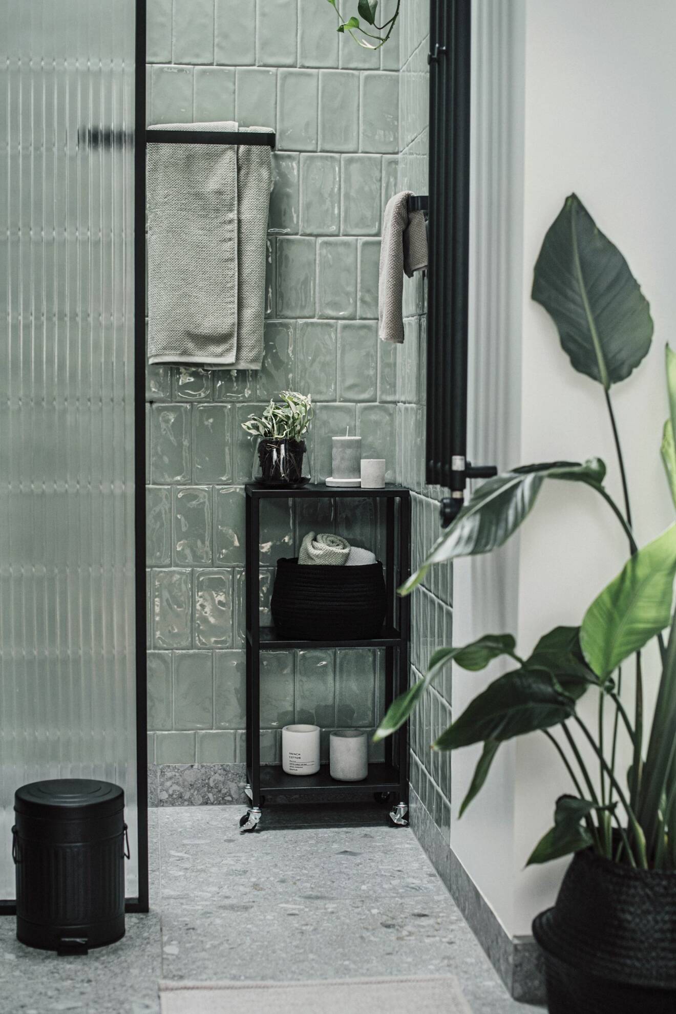 Inred tidlöst och hållbart, grönt badrumsinredning från Granit