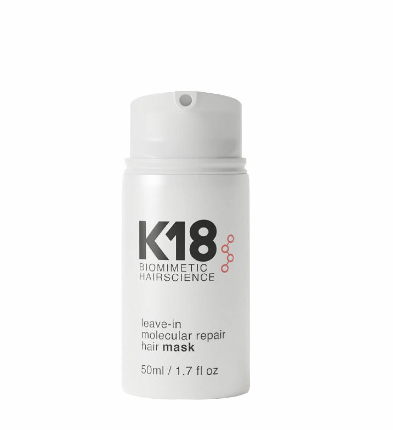 K18 Leave-in molecular reapir hair mask.