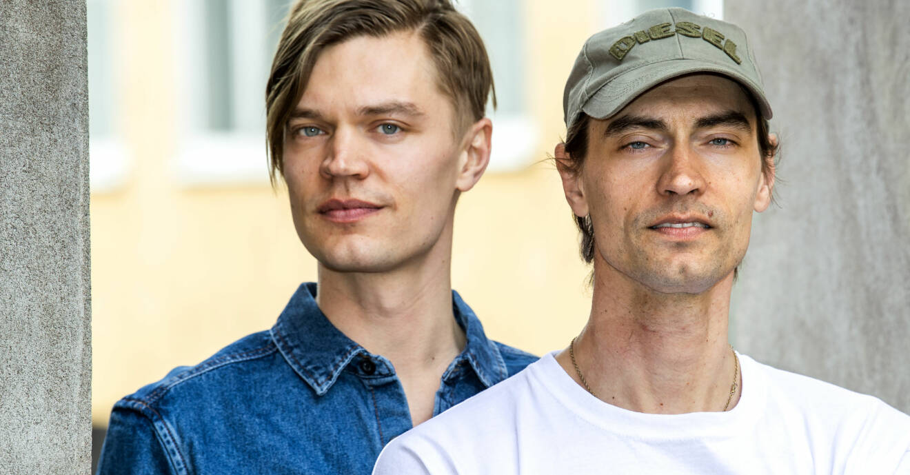 Gustaf och Viktor Norén inför programmet Så mycket bättre.